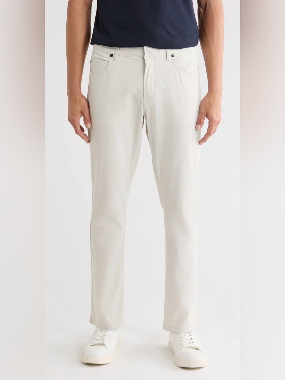 Like New Nike Slim Fit Light Bone, Men's Dri-Fit Performance Pants, 36x34